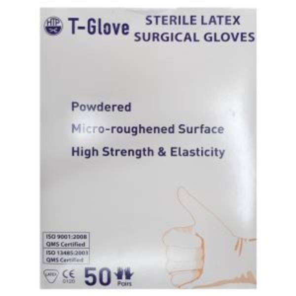 Găng tay phẫu thuật T-Glove latex